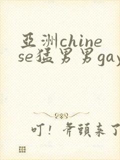 亚洲chinese猛男男gay