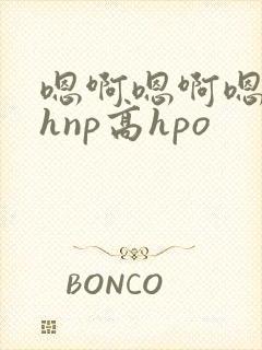 嗯啊嗯啊嗯啊.hnp高hpo