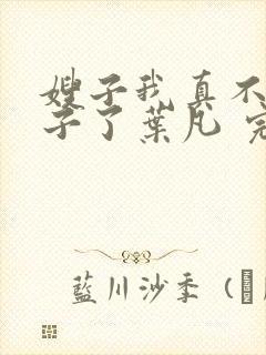 嫂子我真不是傻子了叶凡 完本封面