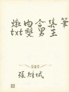 炖肉合集笔趣阁txt双男主