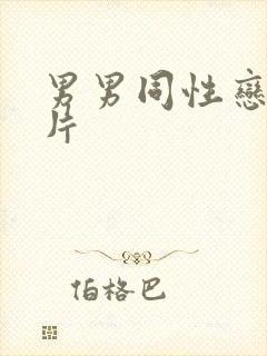 男男同性恋a级片封面