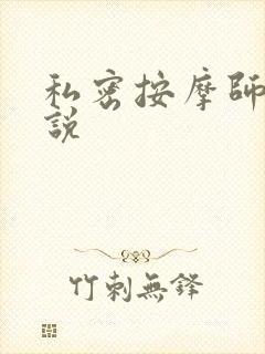 私密按摩师 小说