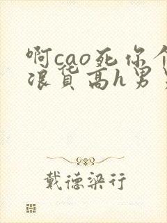 啊cao死你个浪货高h男男