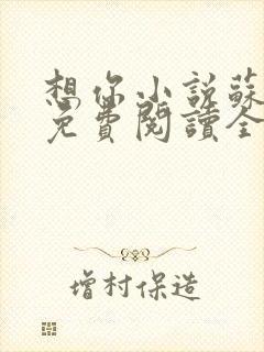 想你小说苏玛丽免费阅读全文无弹窗封面