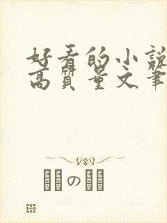 好看的小说古言高质量文笔好封面