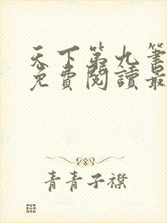 天下第九笔趣阁免费阅读最新章节封面