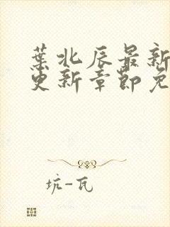 叶北辰最新章节更新章节免费阅读封面