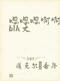 嗯嗯嗯啊啊啊啊blh文封面
