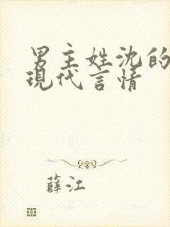 男主姓沈的小说现代言情