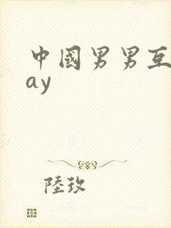 中国男男互操gay