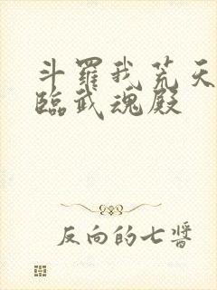 斗罗我荒天帝降临武魂殿