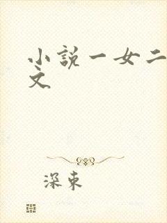 小说一女二夫宠文