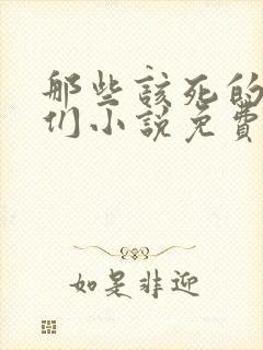 那些该死的家伙们小说免费阅读