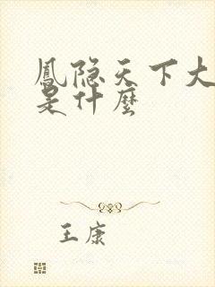 凤隐天下大结局是什么