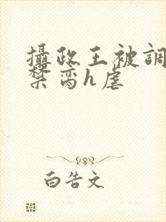 摄政王被调教成禁脔h虐