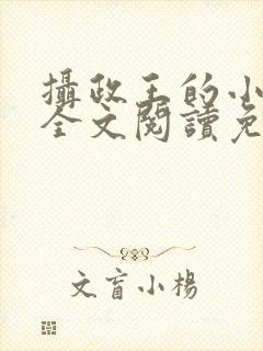 摄政王的小闲妻全文阅读免费