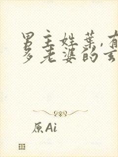 男主姓叶,有很多老婆的玄幻小说