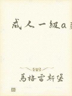 成人一级a爽片