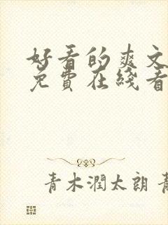 好看的爽文小说免费在线看