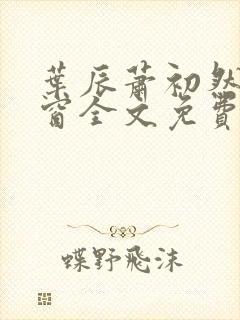 叶辰萧初然无弹窗全文免费阅读封面