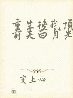 重生后我顶替了前夫白月光九九月