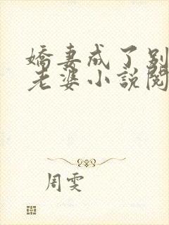 娇妻成了别人的老婆小说阅读全文