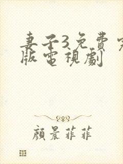 妻子3免费完整版电视剧