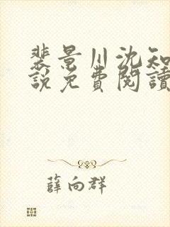 裴景川沈知意小说免费阅读最新章节