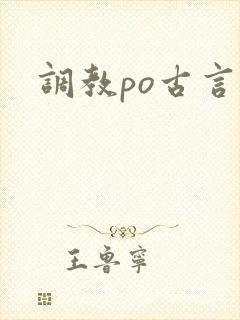 调教po古言