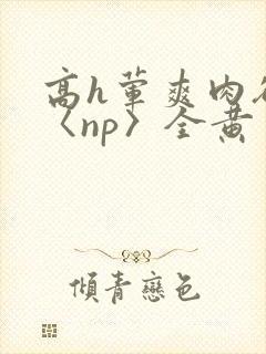 高h荤爽肉欲文〈np〉全黄