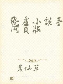飞卢小说手机版网页版