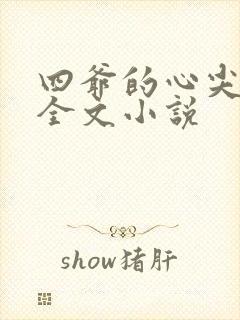四爷的心尖宠妃全文小说封面