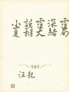 小说霍深霍栖野夏稚大结局