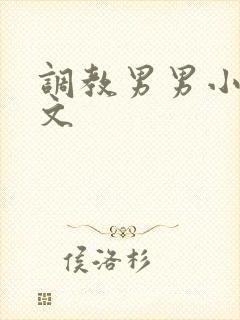 调教男男小说h文