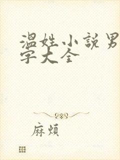 温姓小说男主名字大全