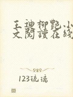 王迪柳艳小说全文阅读在线