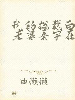 我的总裁白富美老婆秦宇在线阅读小说