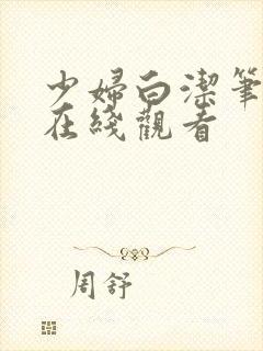 少妇白洁笔趣阁在线观看