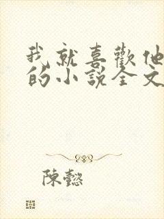 我就喜欢他那样的小说全文免费阅读