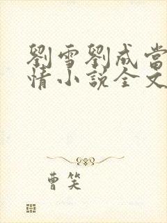 刘雪刘成当代爱情小说全文免费笔趣阁