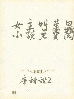 女主叫叶思蓁的小说免费阅读