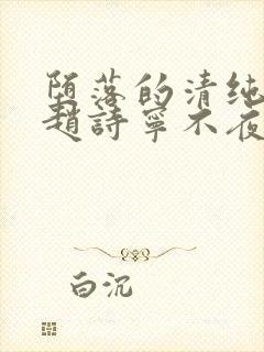 堕落的清纯校花赵诗宁不夜之城笔趣