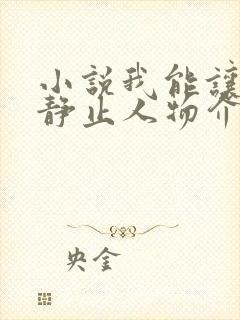 小说我能让时间静止人物介绍封面