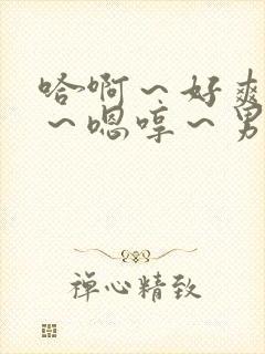 哈啊～好爽哈啊～嗯哼～男男小说封面