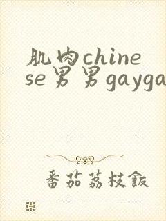 肌肉chinese男男gaygay网站