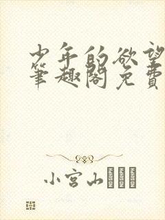 少年的欲望小说笔趣阁免费阅读