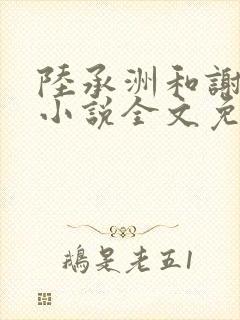 陆承洲和谢晚星小说全文免费阅读