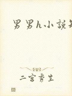 男男h小说短篇
