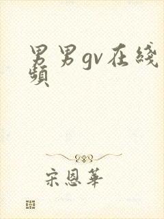 男男gv在线视频