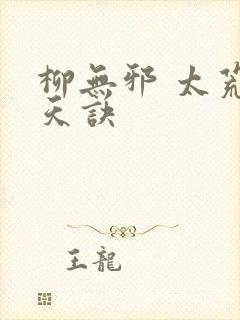 柳无邪 太荒吞天诀封面